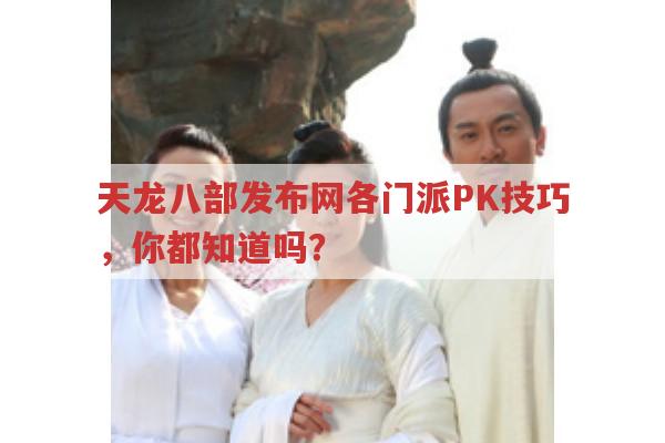 天龙八部发布网各门派PK技巧，天龙八部手游私服适用吗？